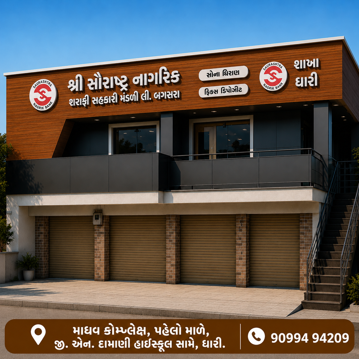 Dhari branch building